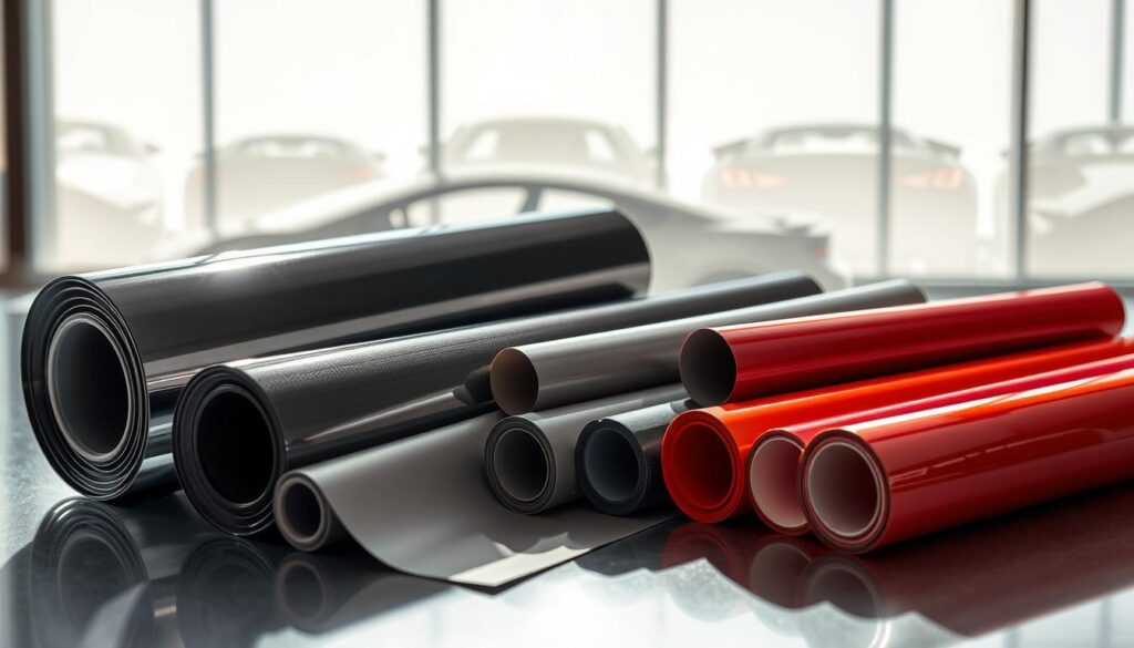 Automotive window tinting films