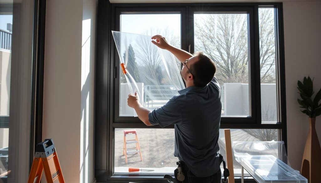 window film installation